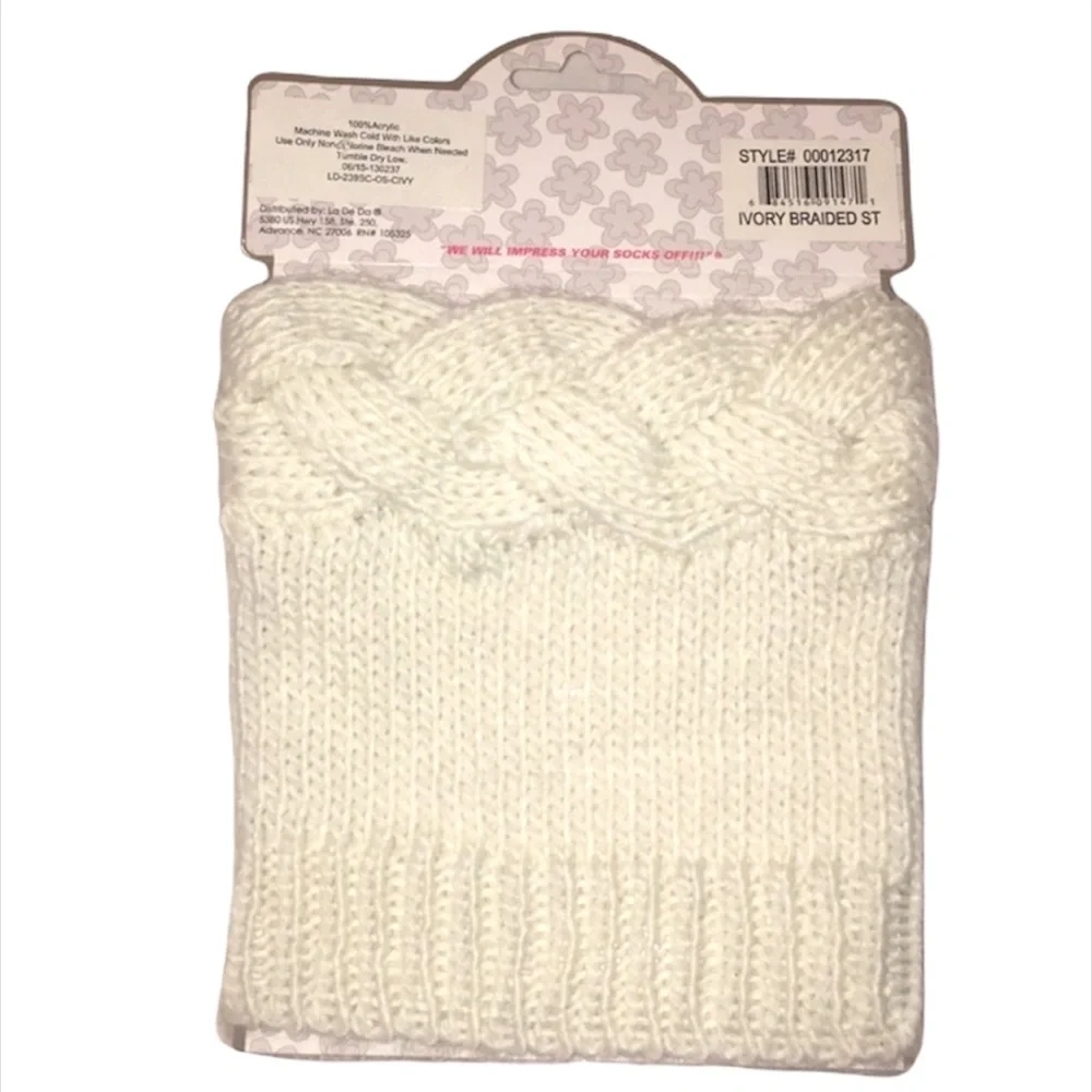 Ladeda Boot Toppers, Cream
